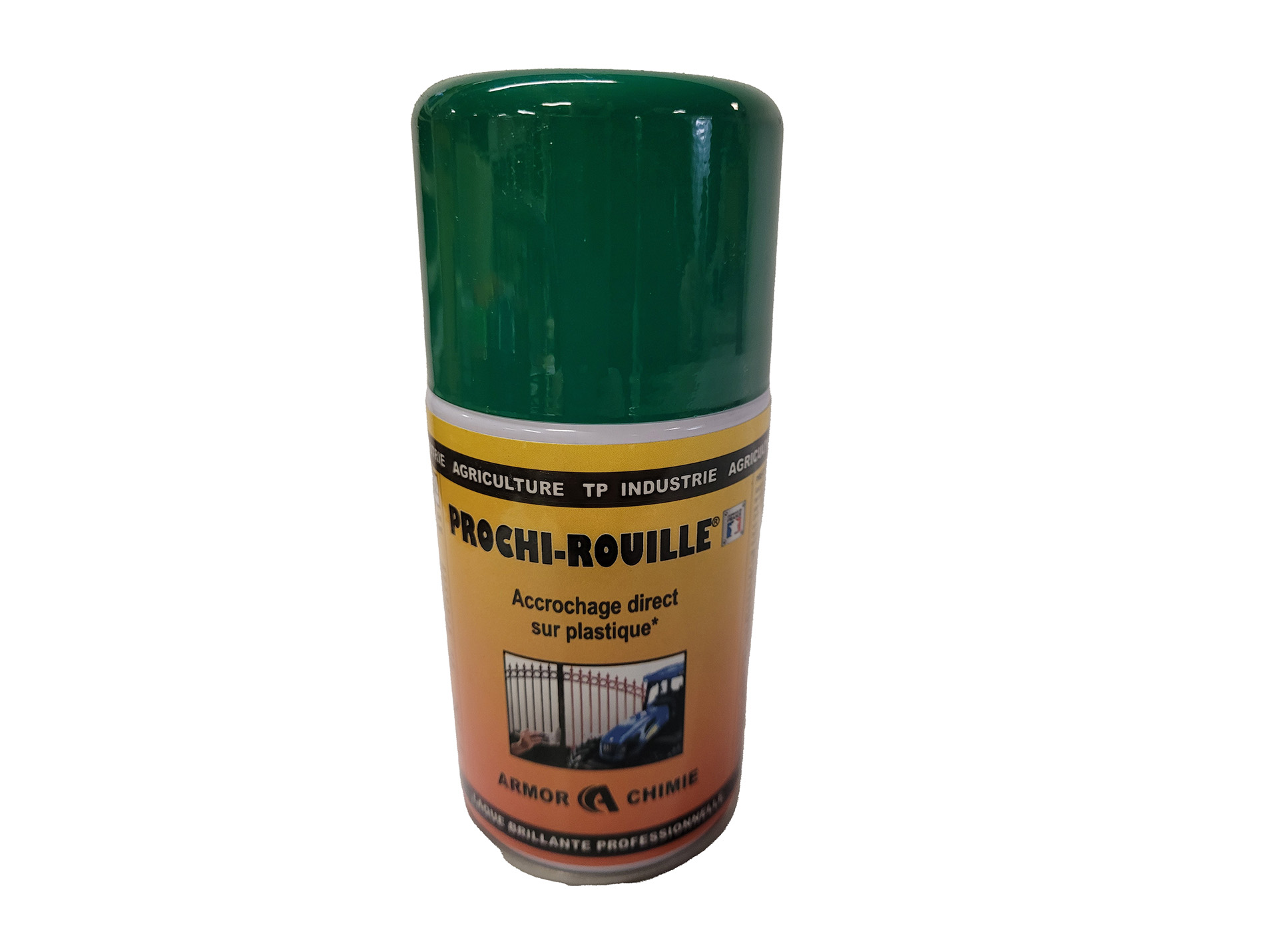 Peinture antirouille aérosol PROCHIROUILLE Vert Edenparc 1795 250ml